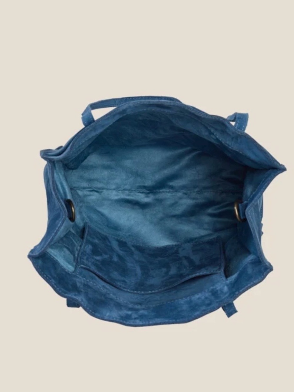 Parker Thatch blue suede magazine tote new nvr worn! Won’t leave up long! - Picture 6 of 8